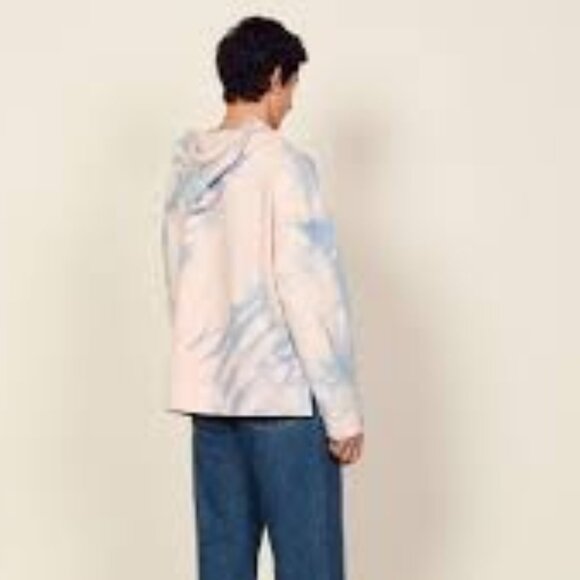 NWT: Sandro Tie Dye Hoodie Sizes: Large, XL, XXL - Picture 5 of 9